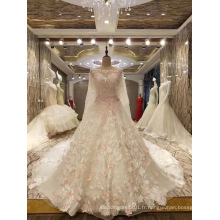 New Arrival 2017 Top Princess Marriage Robes de mariée avec châle